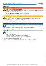 Preview for 17 page of Zimmer MATCH LWR50F-01-03-A Installation And Operating Instructions Manual