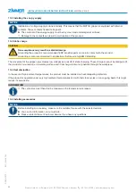 Preview for 20 page of Zimmer MATCH LWR50L-24 Series Installation And Operating Instructions Manual