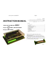 Preview for 1 page of ZIMO MX9V Instruction Manual