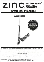 Zinc E4 SPACEMAN Owner'S Manual preview
