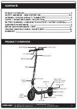 Preview for 2 page of Zinc FOLDING ELECTRIC SWIFT PLUS SCOOTER Owner'S Manual