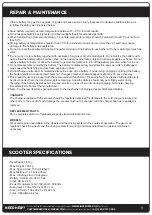 Preview for 9 page of Zinc FOLDING ELECTRIC SWIFT PLUS SCOOTER Owner'S Manual