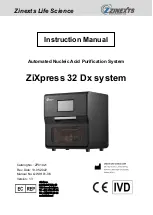 ZINEXTS ZiXpress 32 Dx system Instruction Manual preview