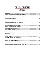 Preview for 2 page of Zinger zr-10-a User Manual