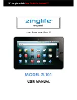Zinglife ZL101 User Manual preview