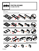 Preview for 3 page of Zintra BEAMS CLOSED RAFTER Install Manual