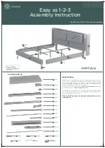 ZINUS FPPTW-3 Assembly Instruction предпросмотр