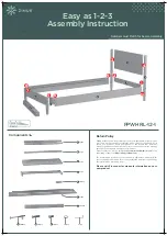 ZINUS FPWHRL-12-1 Assembly Instruction предпросмотр