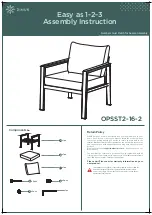 Предварительный просмотр 1 страницы ZINUS OPSST2-16-2 Assembly Instruction