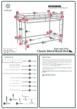 Предварительный просмотр 1 страницы ZINUS Twin over Twin Quick Start Quide