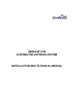 ZinWave 2700 DAS Installation And Technical Manual preview