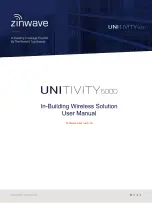 ZinWave UNITIVITY 5000 User Manual preview