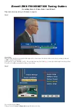 Zinwell DSE7500 Tuning Manual preview