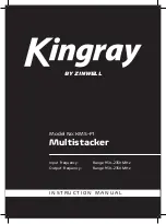 Zinwell Kingray KMS-F1 Multistacker Instruction Manual preview