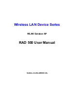 Zinwell RAD 500 User Manual preview