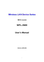 Zinwell WPL-2N00 User Manual preview