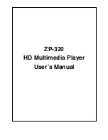 Zinwell ZP-320 User Manual preview