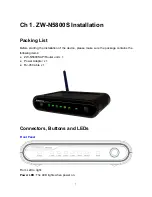 Preview for 7 page of Zinwell ZW-N5800S User Manual