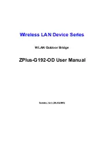 Zinwell ZWA-G192-OD User Manual preview