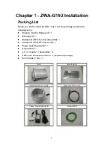 Preview for 4 page of Zinwell ZWA-G192-OD User Manual