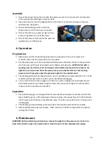 Preview for 11 page of Zionair SK20B Assembly And User Instructions Manual