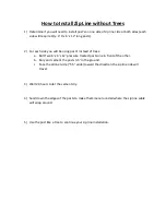 Preview for 13 page of Zip Line Fun ZL70 Installation Instructions Manual