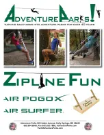 Preview for 12 page of Zip Line Fun ZL90 Installation, Operating And Maintanance Manual