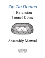 Zip Tie Domes 1 Extension Tunnel Dome Assembly Manual preview