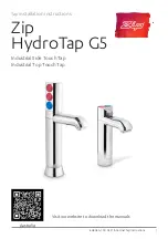 Zip Water HydroTap G5 Installation Instructions Manual preview