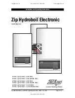 Zip 203461 Installation And Operating Instructions Manual preview