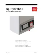 Zip 303061 Installation And Operating Instructions Manual предпросмотр