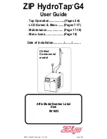 Preview for 1 page of Zip 801623 User Manual