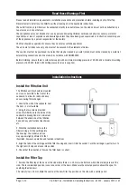 Preview for 2 page of Zip 82232 Installation And Operating Instructions Manual