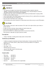 Preview for 2 page of Zip FL104 Installation Instructions