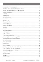 Preview for 2 page of Zip HC03CTU15 Installation Instructions & User Manual