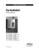 Предварительный просмотр 1 страницы Zip Hydroboil 01511 Installation And Operating Instructions Manual