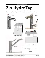 Zip HydroTap BCS160 Installation Instructions Manual preview