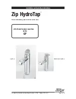 Preview for 1 page of Zip HydroTap series Installation & Operating Instruction