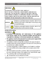 Preview for 3 page of Zip InLine ES3 Installation Instructions & User Manual