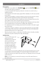 Предварительный просмотр 12 страницы Zip Tudor T4UB5 Installation Instructions & User Manual