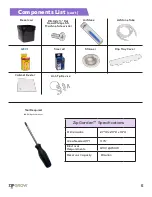 Preview for 5 page of ZipGrow ZIPGARDEN Manual