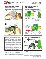 Preview for 2 page of zipLink ZL-RFU20 Installation Instructions