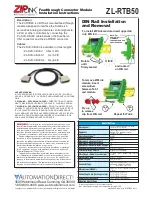 Предварительный просмотр 2 страницы zipLink ZL-RTB50 Installation Instructions