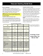 Preview for 4 page of Ziploc V250 Series User Manual