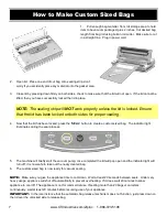 Preview for 8 page of Ziploc V250 Series User Manual