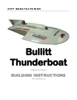 Zipp Manufacturing Bullitt Thunderboat Building Instructions preview