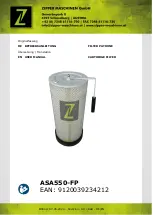 Preview for 1 page of ZIPPER MASCHINEN ASA550-FP User Manual