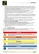 Preview for 13 page of ZIPPER MASCHINEN ZI-KGS255DS User Manual