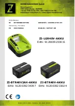 Preview for 1 page of ZIPPER MASCHINEN ZI-LGR40V-AKKU User Manual