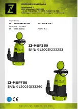 Preview for 1 page of ZIPPER MASCHINEN ZI-MUP Series User Manual